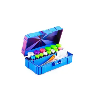 Mixed Vial Case | 6-Slot 10 ml Vial Case & 9-Slot 3 ml Vial Case Slots | Organizer for Preloaded Syringes, GLP-1, Peptides, Research