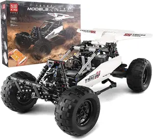 Mould King 18001 Desert Racing Building Kit, Remote Control Off-Road Buggy Racer Car Toy Building Blocks Set, for Kids Age 8+ (394 Pieces)