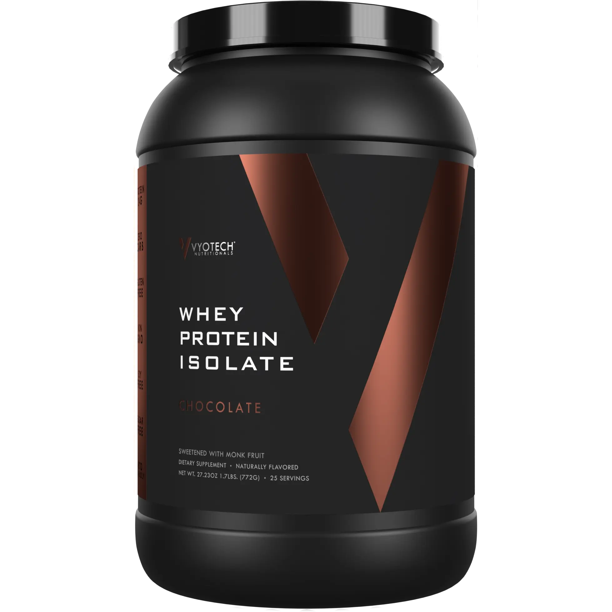 Whey Protein Isolate with Digestive Enzymes Sweetened with Monkfruit