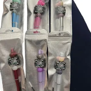 Soak all your troubles away toaster beaded focal pen