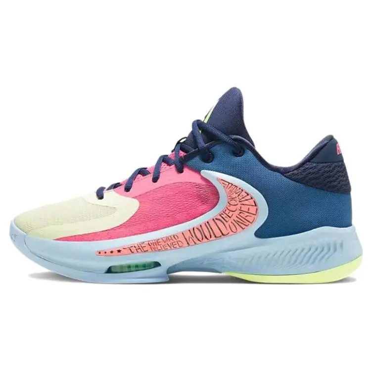 Nike Zoom Freak 4 Ep Nrg Unbelievable' Stylish Comfortable Low Top Basketball Shoes Men's Blue DO9678-400