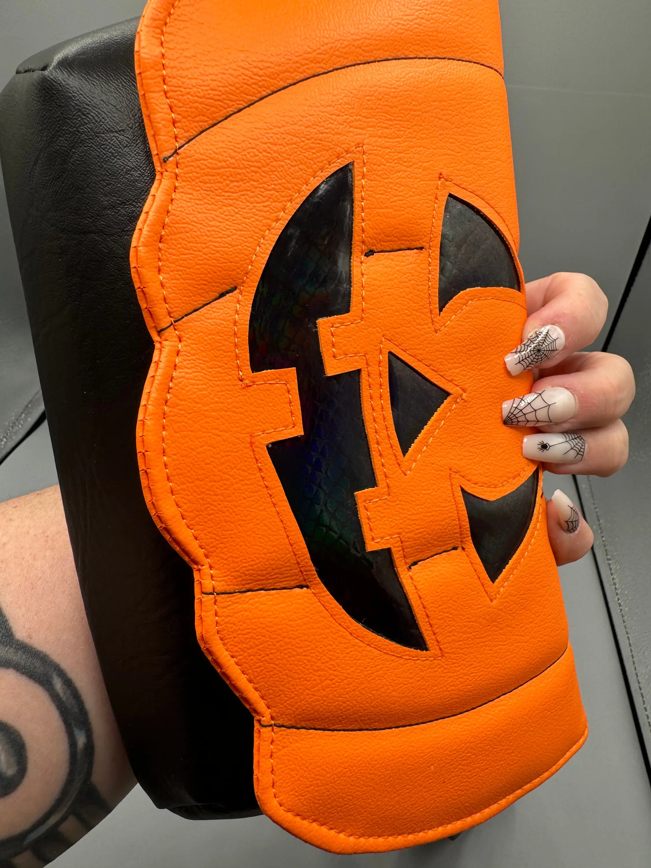Jack-O-Lantern Clutch, Orange, Handbag, Goth, Gift