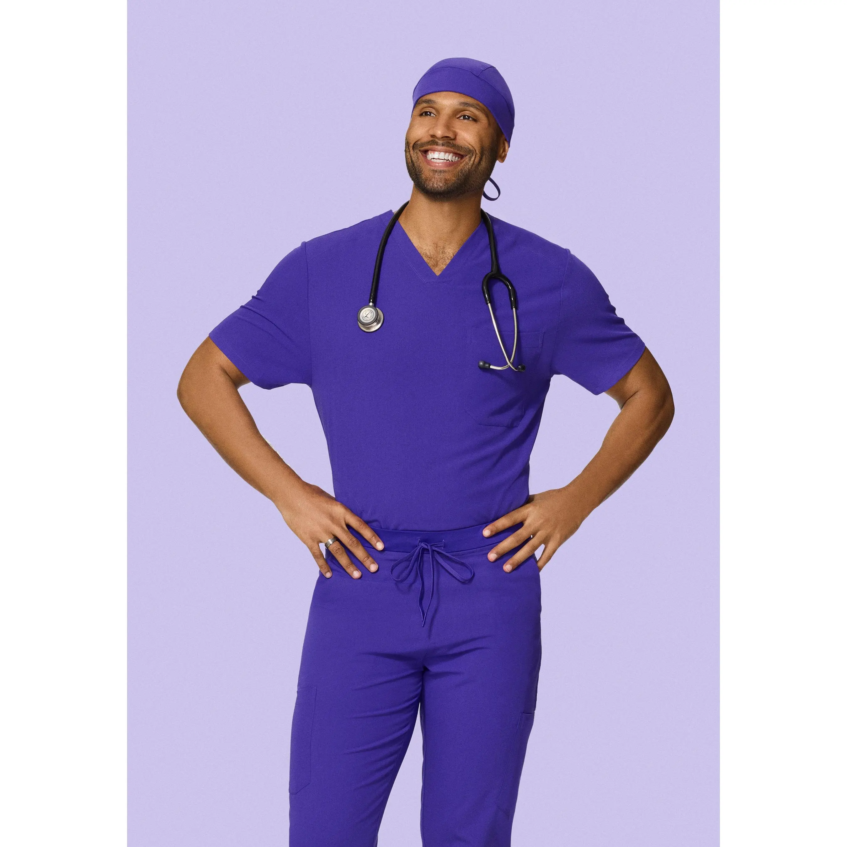 Contemporary Scrub Cap True Grape