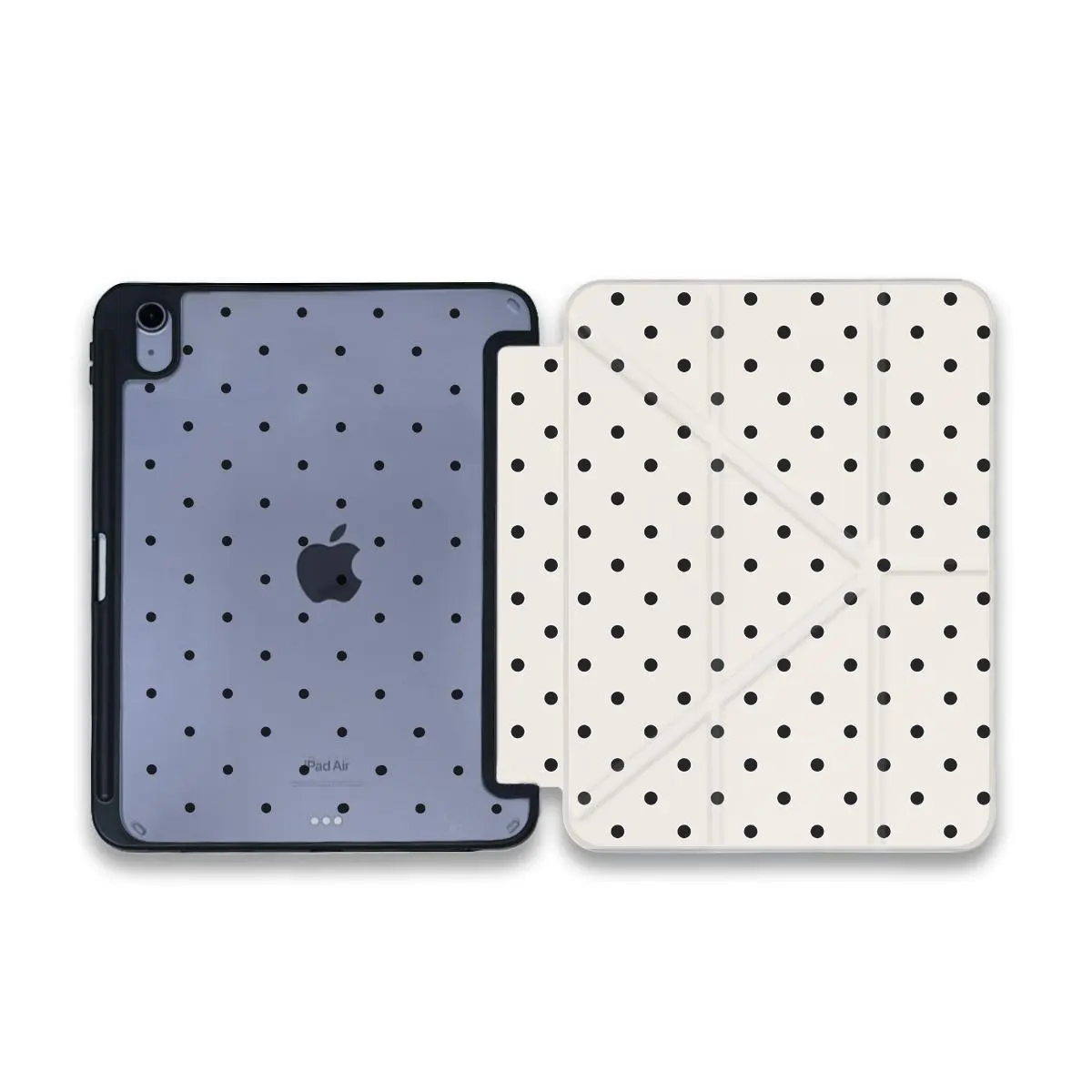 Silky Texture Drop-Safe PC Back Shell Tablet Protective Cover with Pencil Holder - Accessory for 11-in 2024 iPad Pro, Air 6, mini 6