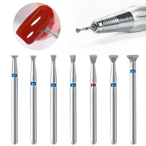 Professional Nail Drill Bit Set, 7 Counts/set Nail Polishing Head Set, Nail Drilling Machine Nail Art Supplies for Nail Salon, Manicure & Pedicure Tool for Women & Girls, Nail Art Tools