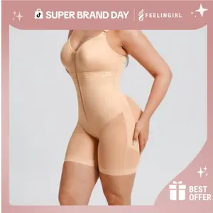 FeelinGirl #live Shapewear Bodysuit with Zipper Crotch for Women's Comfort and Style - Ideal for Everyday Wear, Enhances Look, Prioritizes Comfort and Style SpringStatements