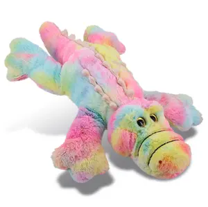 SUPER-SOFT PLUSH - RAINBOW ALLIGATOR LARGE 17"