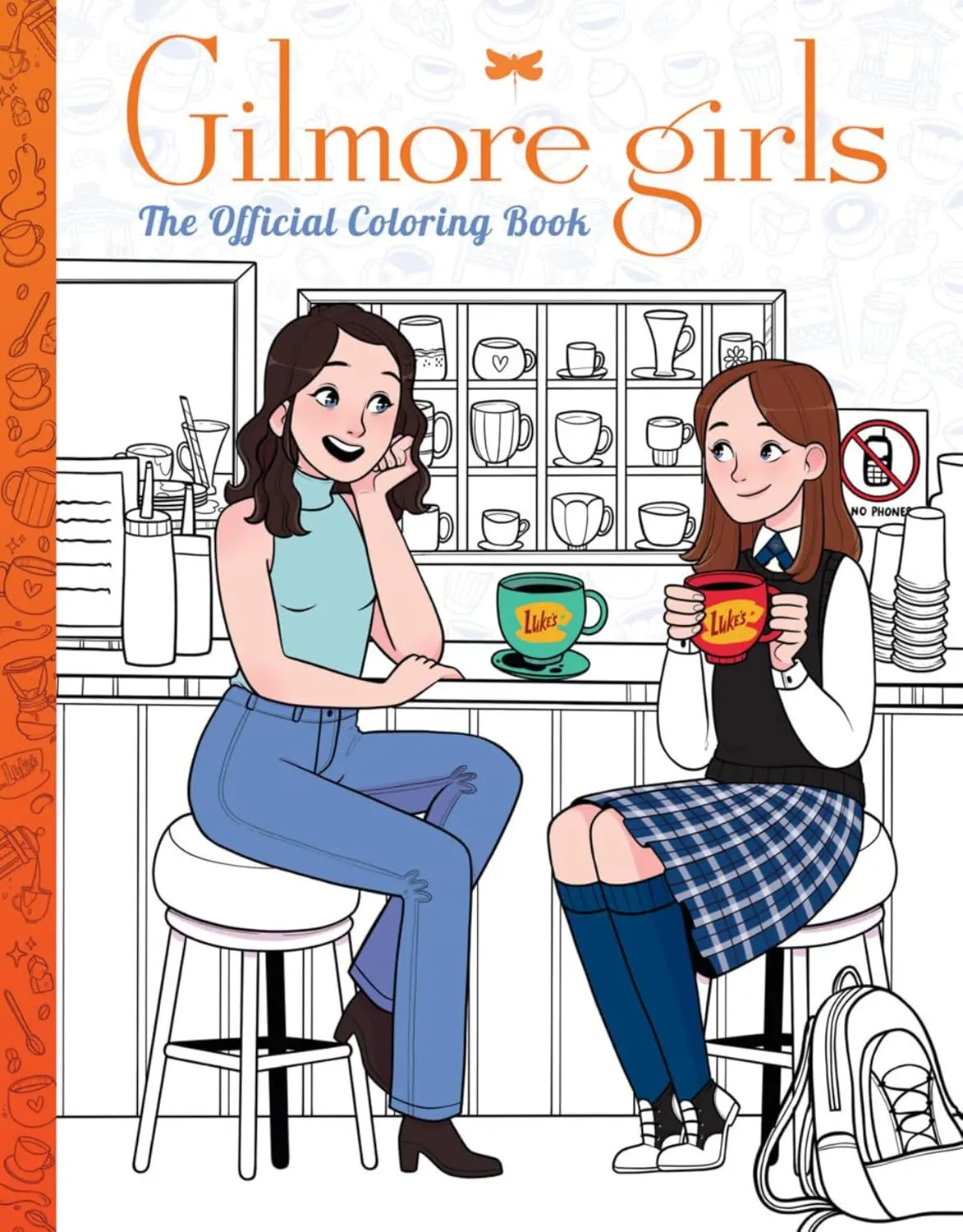Gilmore Girls: The Official Coloring Book Paperback Spooky Food Coloring Book Portable Activity