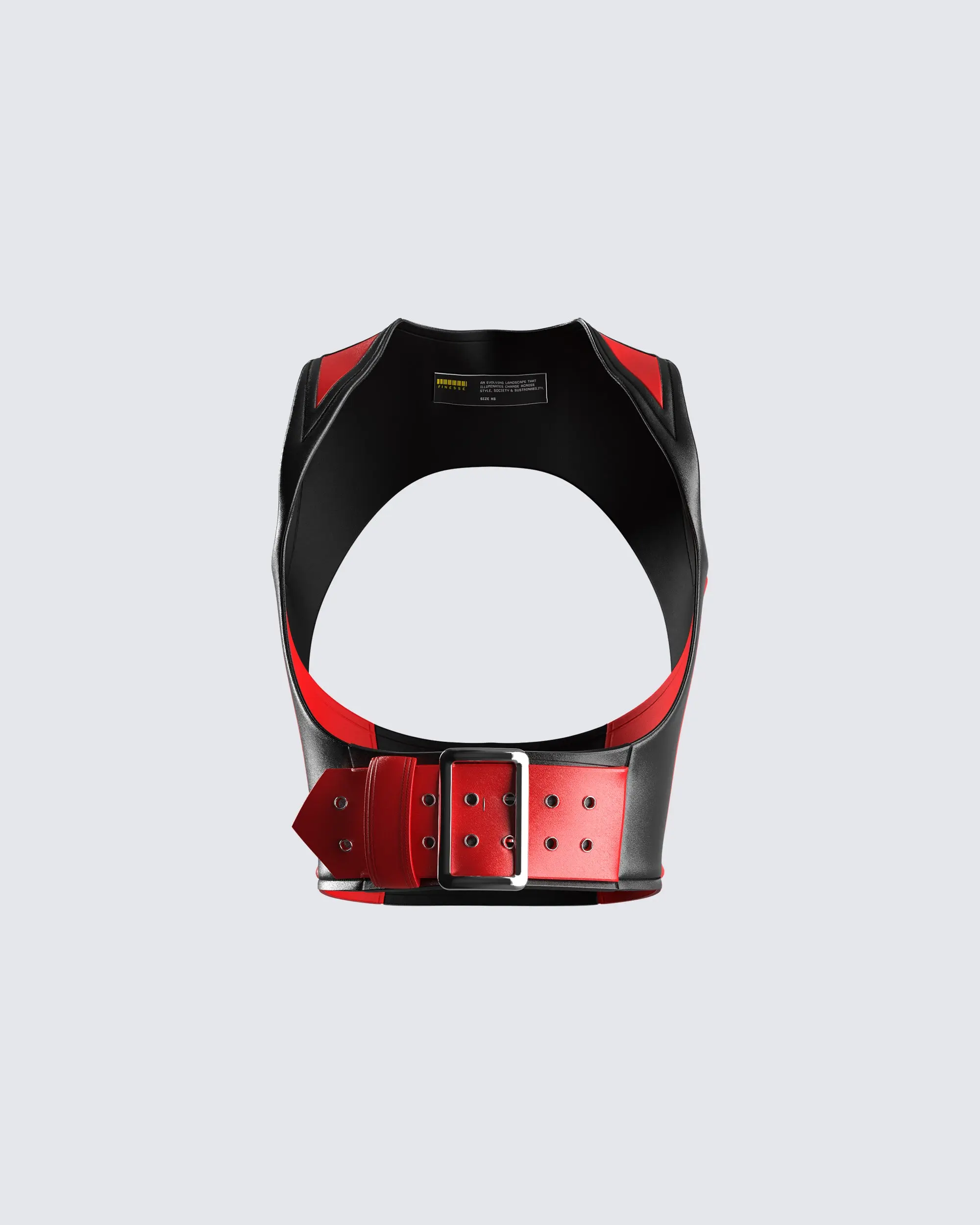 Itzel Black Vegan Leather Harness - Street Style Fashion Belt, Street Style Belt, Fashion Belts
