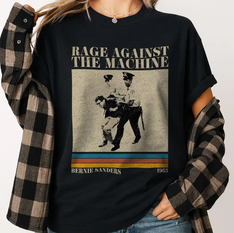 bernie rage against rhe machine shirt - TikTok Shop