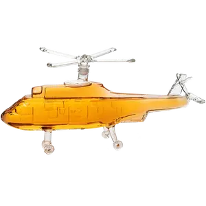 Helicopter Wine & Whiskey Decanter Black Hawk Chopper 750ml