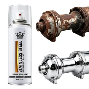 Car Chrome Stainless Steel Restorer Spray, Viral Metal Polish Instant Oxidation Repair Rust Remover, Anti-Corrosion Shield for Bumpers Grilles Exhaust Systems