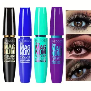 Shedoes the Magnum Volum Express Waterproof Liquid Fiber Mascara for Thickening Lengthening and Curling - Enhance Your Lashes