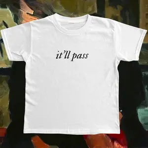 Fleabag It'll Pass 90s Baby Tee Lightweight Unisex Cotton T-Shirt Sustainably Made