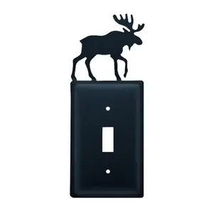 Village Wrought Iron  Moose Switch Cover