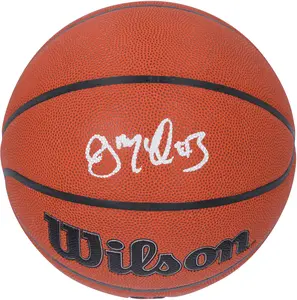 CJ McCollum Atlanta Hawks Autographed Wilson Authentic Series Indoor/Outdoor Basketball - Fanatics Authentic Certified