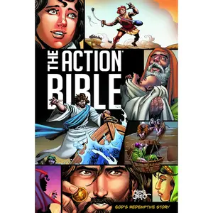 The Action Bible God's Redemptive Story Hardcover Edition Action Bible Series Durable Long Lasting Read