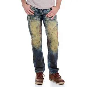 Slim Rainbow Acid Wash Jeans