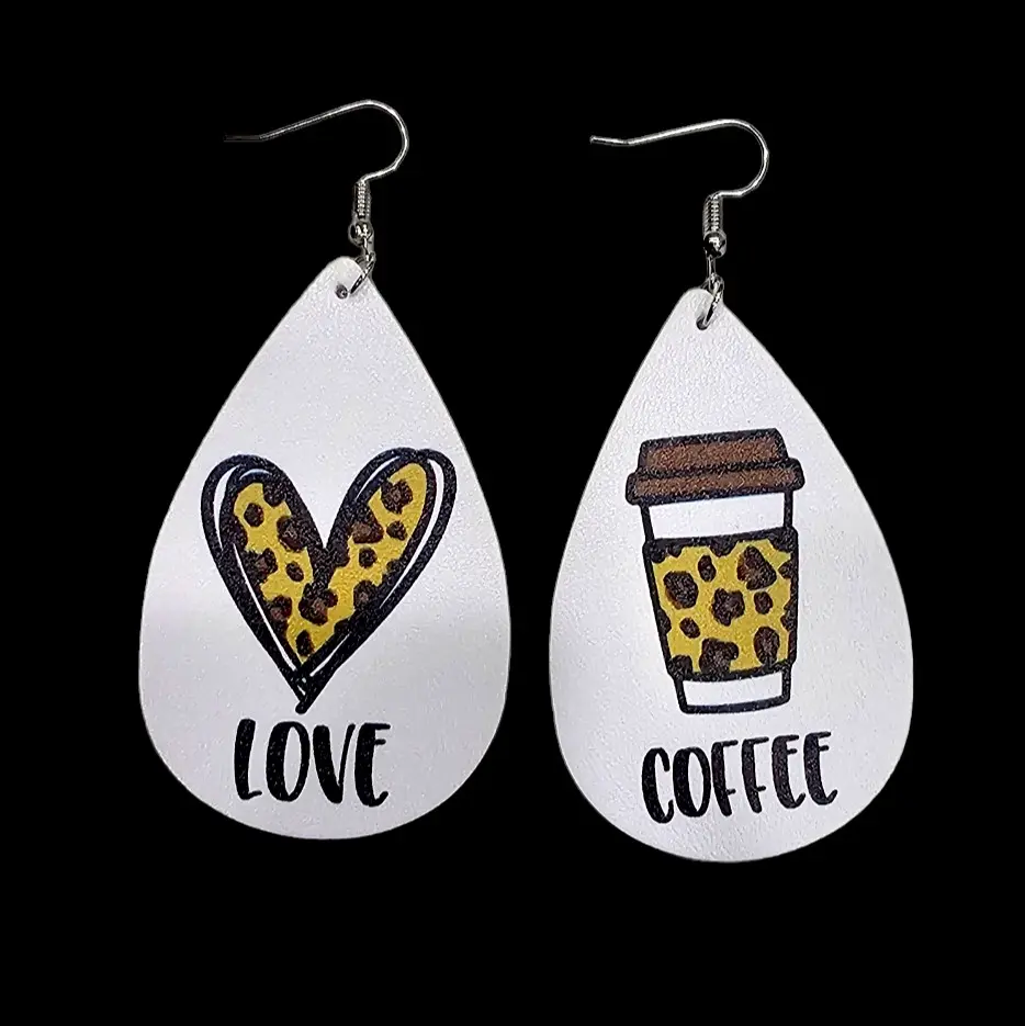 Coffee Earrings