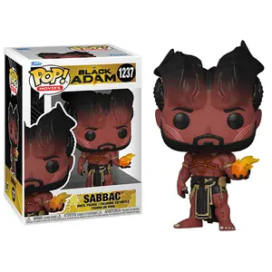 Funko Pop! Sabbac Black Adam 1237 Vinyl Figure in PopShield Protector