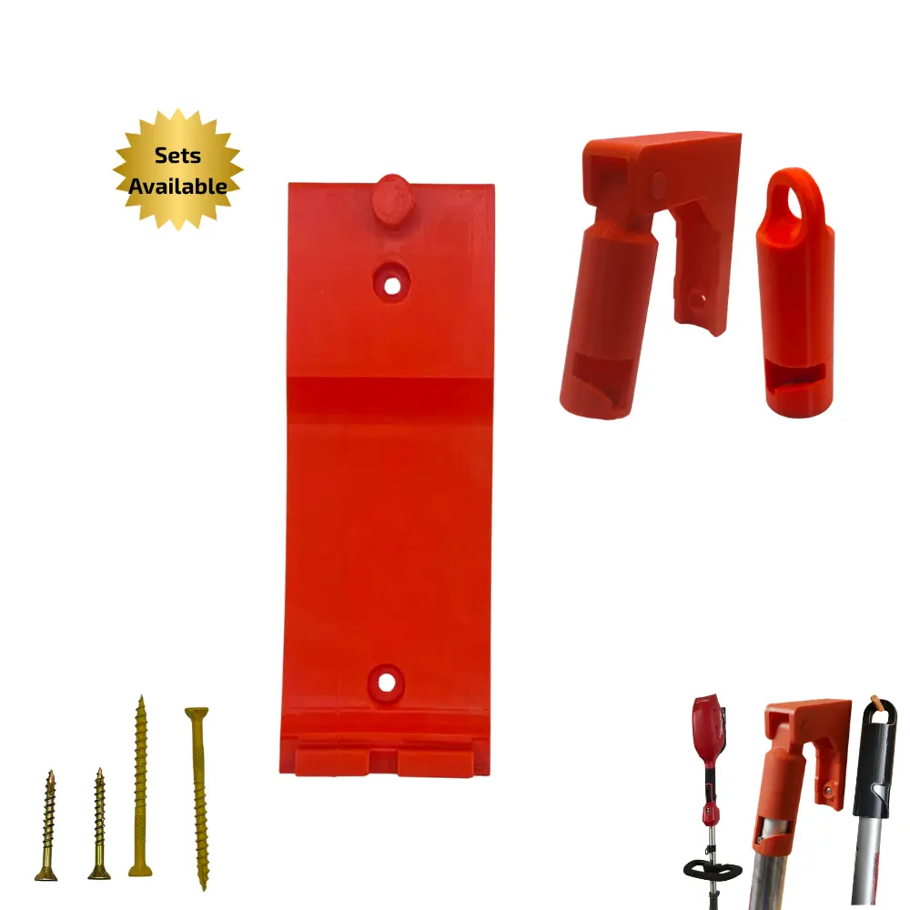 Milwaukee M18 Fuel Power Head Wall Mount - 2825-20 & 3016-20 Compatible - QUIK-LOK Pole Mount or Hook Bundle Options - Garage Storage Organizer - Screws Included - Red or Black
