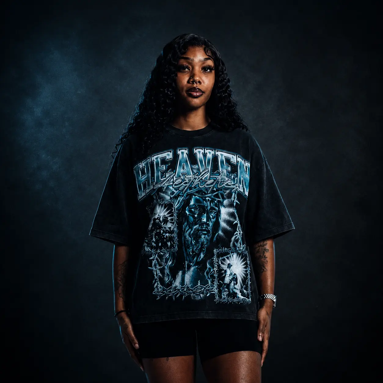 Chrome Jesus Oversized T-Shirt