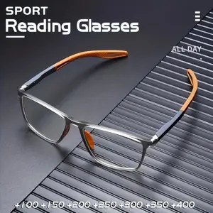 Stylish And Lightweight Sports Reading Glasses TR90 Frame for Clear Vision - an Ideal Present for Seniors, optional farsightedness, protective glasses Reading Glasses Reading Glasses