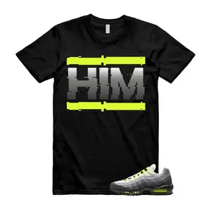 Air Max 95 Big Bubble Neon Yellow Black Cool Grey 2026 OG T Shirt Match HIM