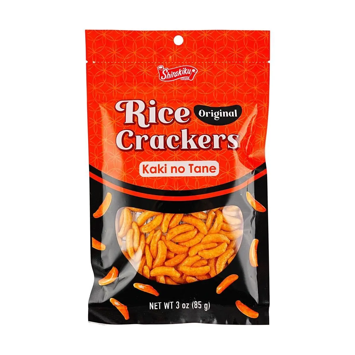 SHIRAKIKU Japanese Kaki No Tane Rice Crackers Original Flavor 85g - Perfect Snack for Drinks