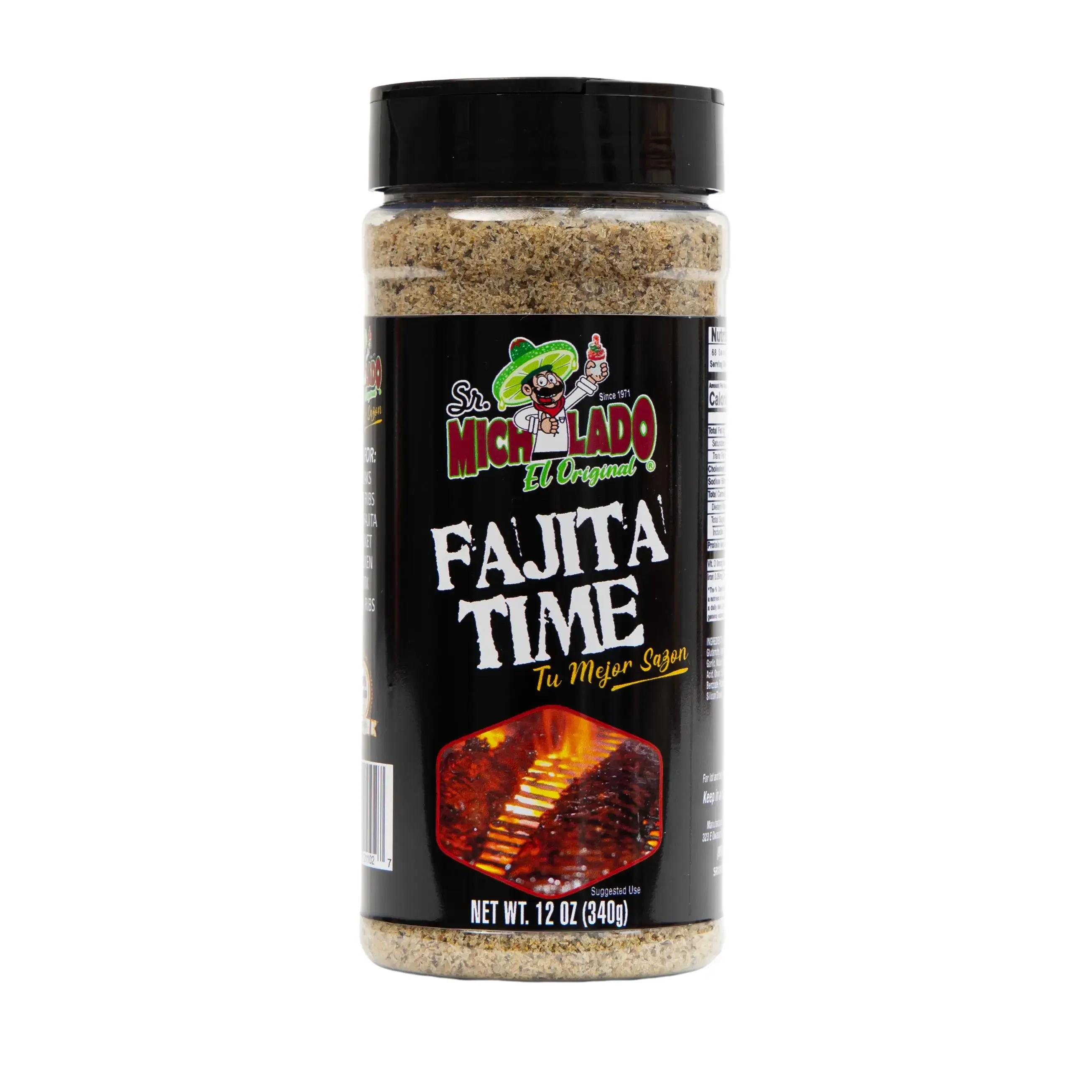 FAJITA TIME Seasoning - Sr. Michelado - Bottle Spice powder seasoning FAJITA TIME Seasoning - Sr. Michelado - Bottle Spice powder seasoning