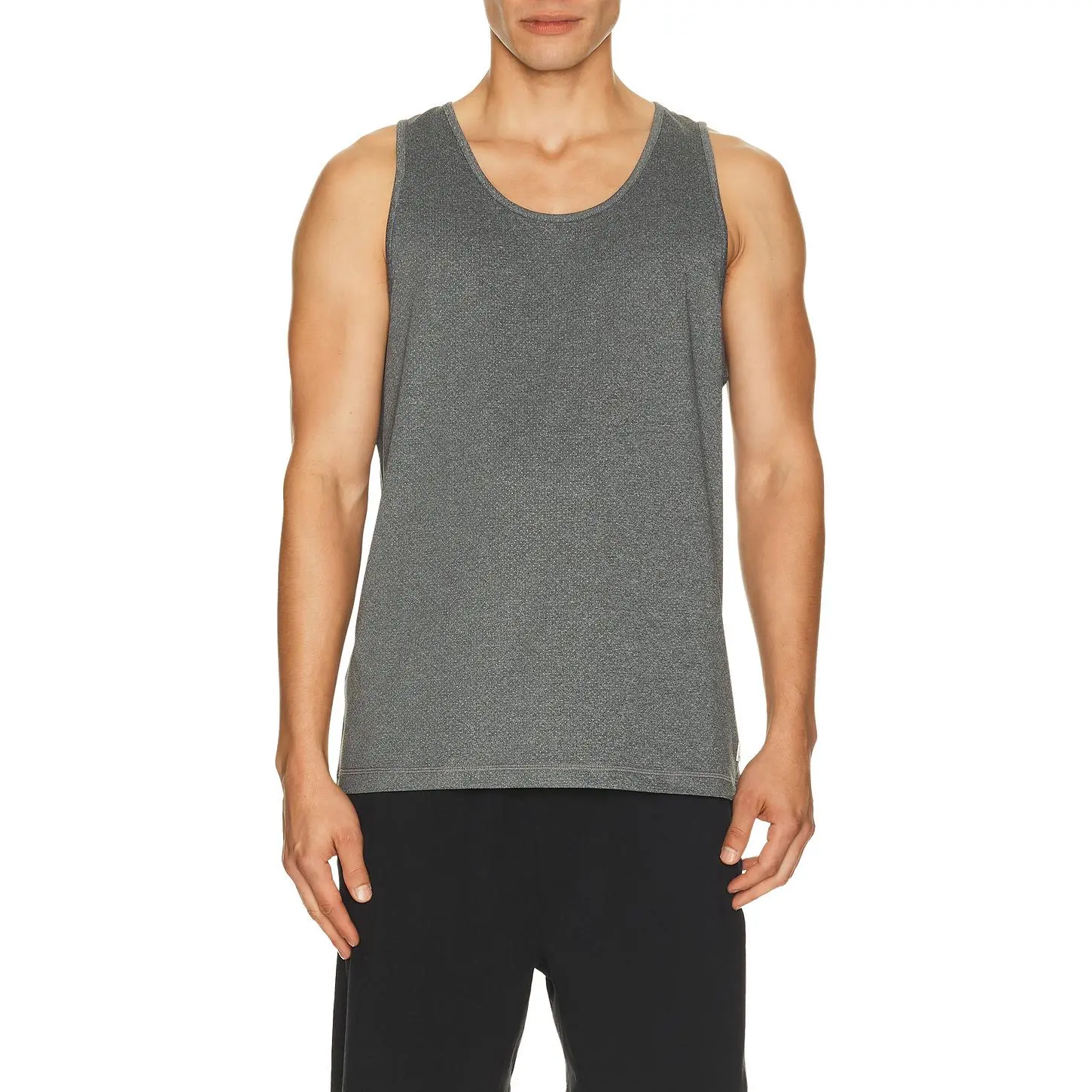Vuori Tradewind Performance Tank 2.0 in Heather Grey