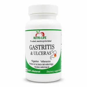 Gastritis y Úlcera Support: Tabletas de Suplemento Natural para el Alivio Digestivo ¡Recupera el placer de comer!