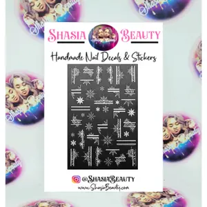 Snowflake Art Nail Stickers