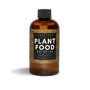 Lush Leaf Indoor Plant Food Houseplant Food Liquid Concentrate Fertilizer for Houseplants - 8 fl oz