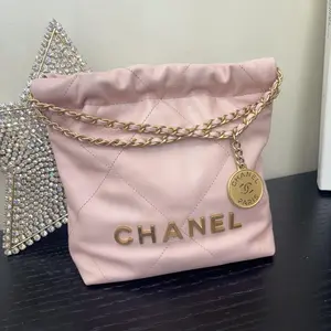 Pre-owned CHANEL Premium Lambskin Leather Shoulder Bags 22 Mini Bag（55025603）