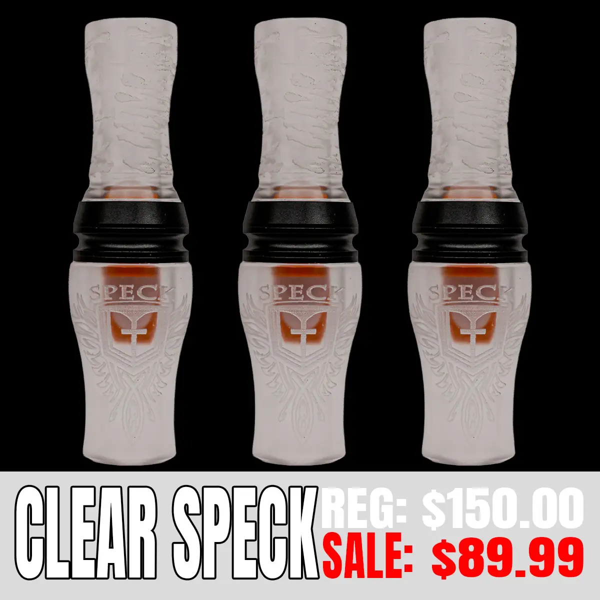 BLACK FRIDAY 2025 CLEAR SPECKLEBELLY HUNTING CALL