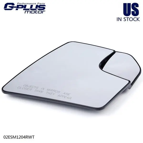 Replacement Side View Mirror Glass Panel - Exact Fit, Factory Match for 15-20 Ford F-150 Pickup, RH Passenger Right Side