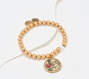 Divinely Guided by Theresa Caputo Cardinal Stretch Charm Bracelet