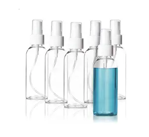 Plastic Mist Spray Bottles Set - Refillable Atomizers for Travel & Liquid