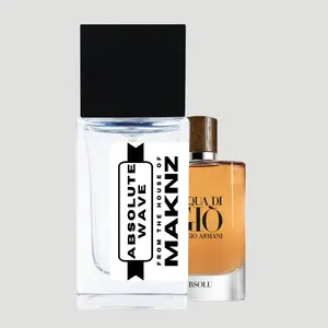 MAKNZ Absolute Wave Men's Fragrance - Aromatic, Woody, Citrus, Spicy, Amber, Sea Notes, Fruity