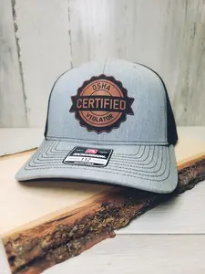 OSHA Certified Violator OSHA Violation Leather Patch Hat mens hats dad hats