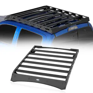 Hooke Road Overland Roof Rack Cross Bars for 2005-2023 Toyota Tacoma Double Cab Adjustable Truck Rack