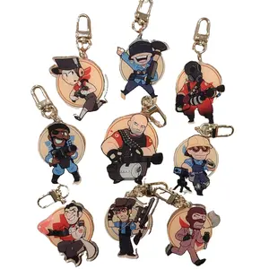 Double-Sided Mercenary Class Acrylic  Keychains