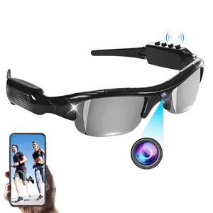 Sport Glasses with Camera，mart Glasses with Polarized Lenses HD Camera Glasses，Supports 1080P HD Video and Photo Shooting, Loop Recording, Sunglasses Lens for Outdoor Sport,Unisex