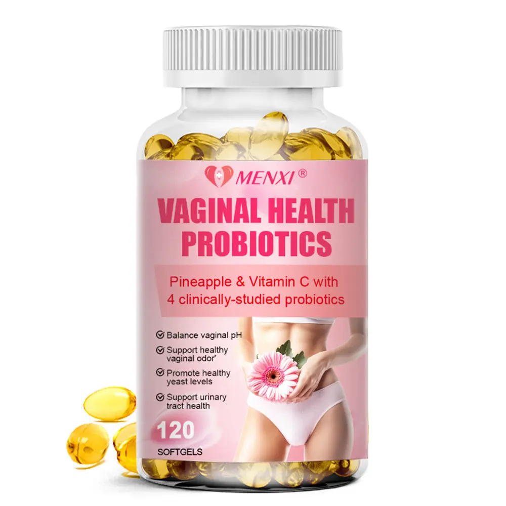 Women's Vaginal Probiotic Capsules with Lactobacillus & XOS Prebiotics for pH Balance, Vaginal Flora & Odor Support, 120 Capsules