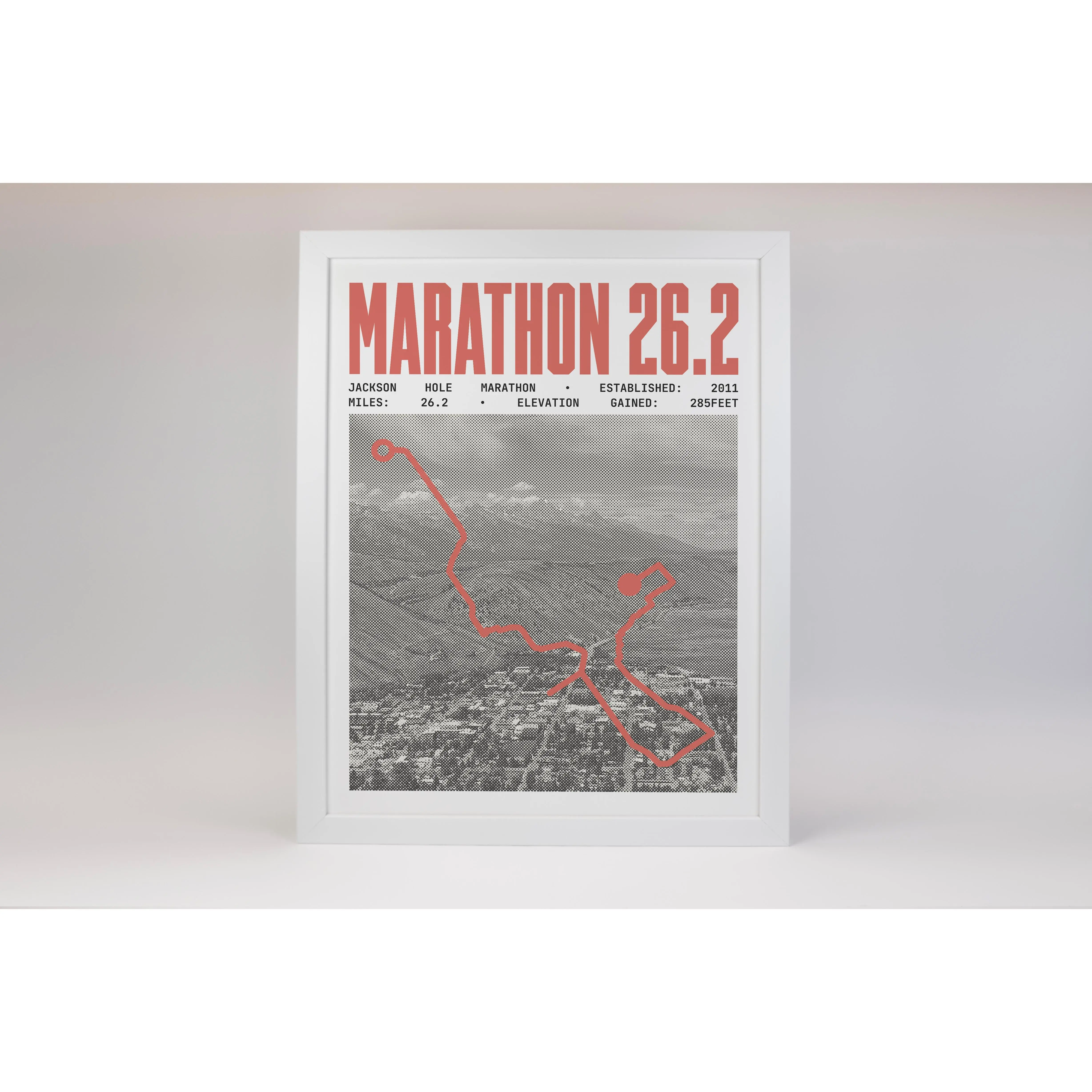 Jackson Hole Marathon Poster
