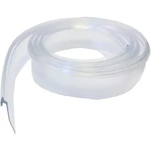 Angled Slide-in Clear Vinyl Framed Shower Door Drip Sweep - 36-in Long (Designed to Slide into a )