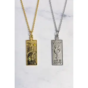 Gemini Zodiac Necklace - The Bodacious Zodiac Collection