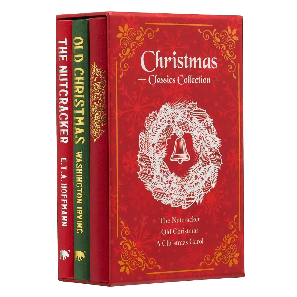 USED-Christmas Classics Collection: The Nutcracker, Old Christmas, a Christmas Carol (Deluxe 3-Book Boxed Set) by Dickens, Charles (Hardcover)