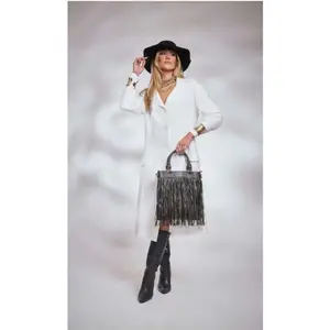 Brazilian White Trench Coat Dress – Fully Lined